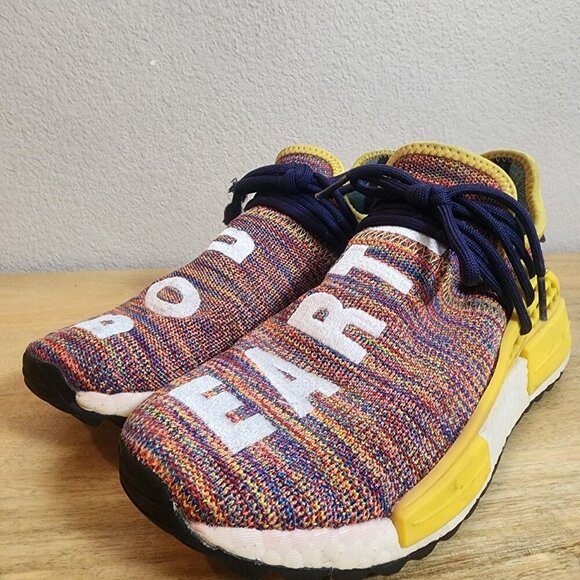 Adidas Pharrell Williams Hu NMD Shoes Mens Size 6 Body Earth Multicolor Boost main image 4